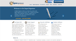 Desktop Screenshot of getdigitalsignature.com