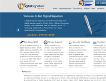 Tablet Screenshot of getdigitalsignature.com